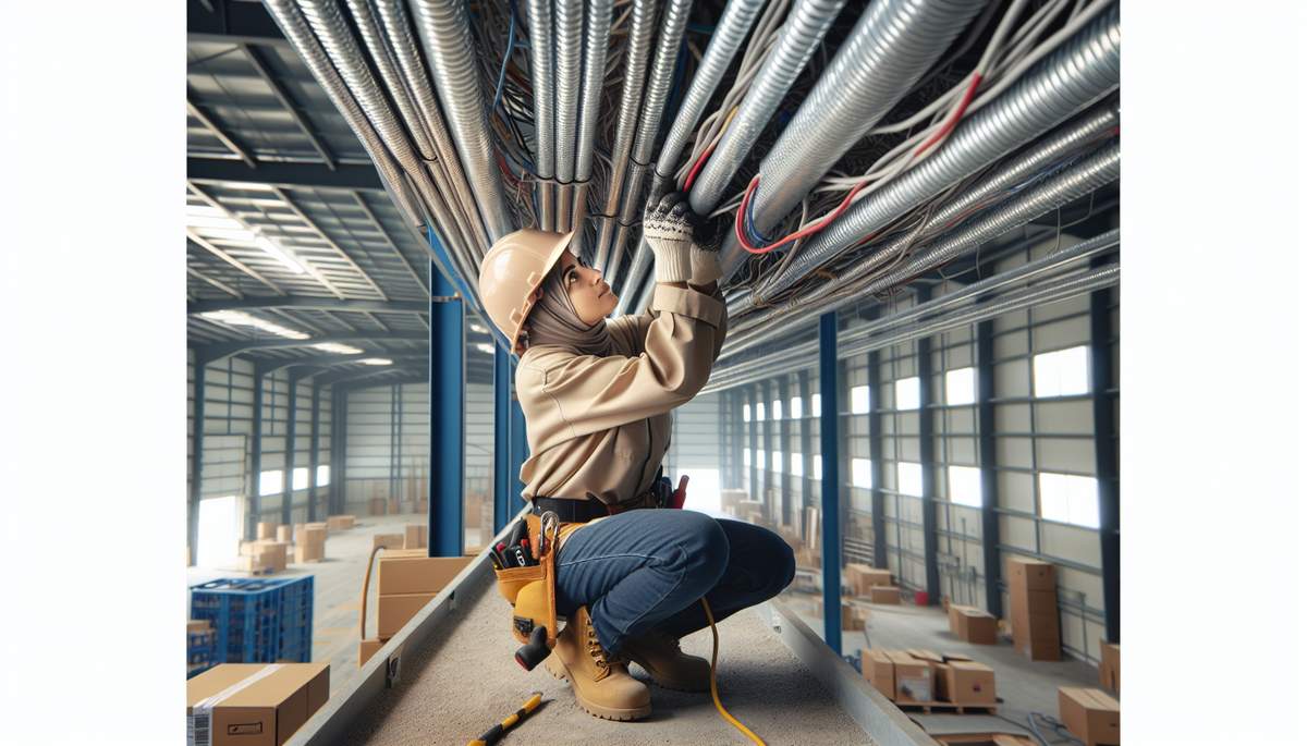 Commercial fire alarm panel and exit sign installation in Oregon retail building