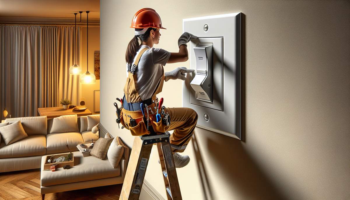 Lutron Caseta smart dimmer switch with LED-compatible wiring installed in Oregon residence