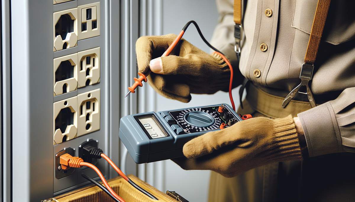 Thermal imaging scan of electrical panel during Oregon home inspection