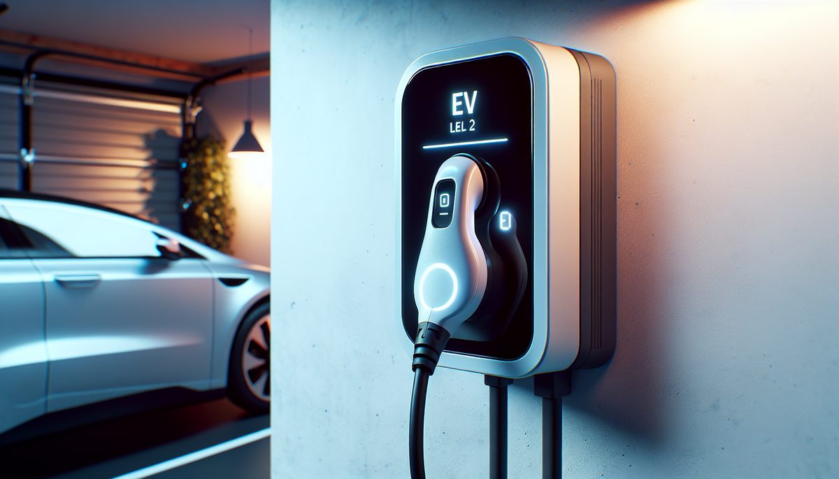 240V dedicated circuit and EV charger mounted in Oregon garage