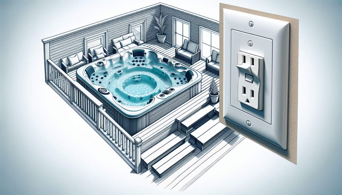 GFCI disconnect panel and conduit run for hot tub wiring installation in Oregon home