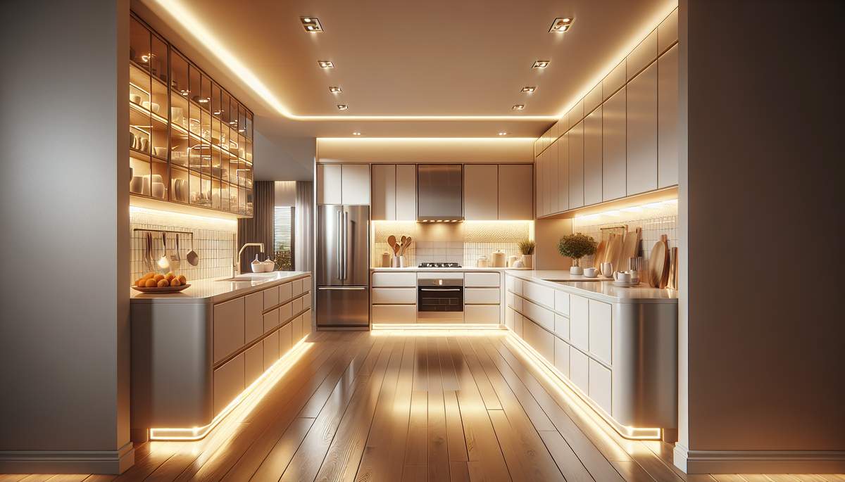 Before and after LED retrofit in an Oregon commercial space