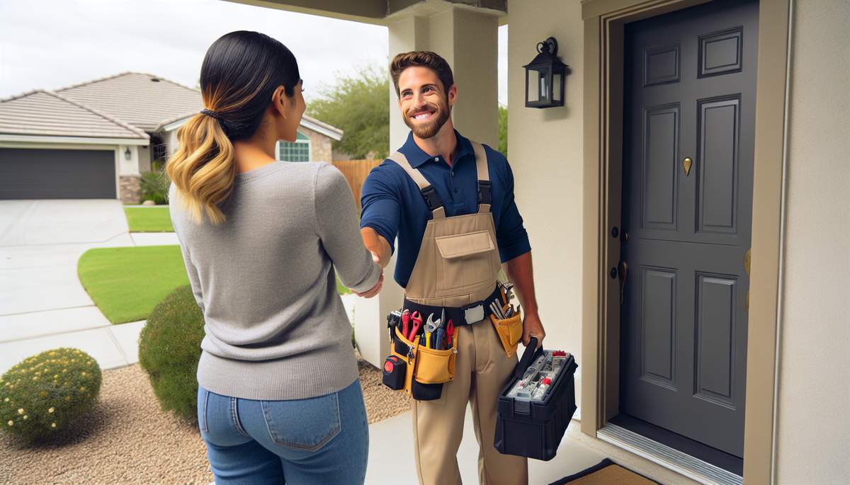 Electrician installing GFCI outlets and updating wiring in Oregon home kitchen remodel