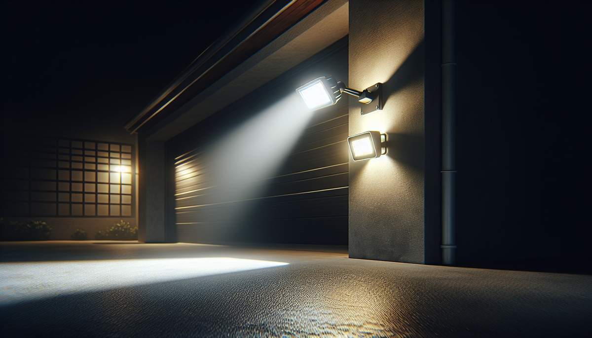 Professional security lighting installation on Oregon home exterior