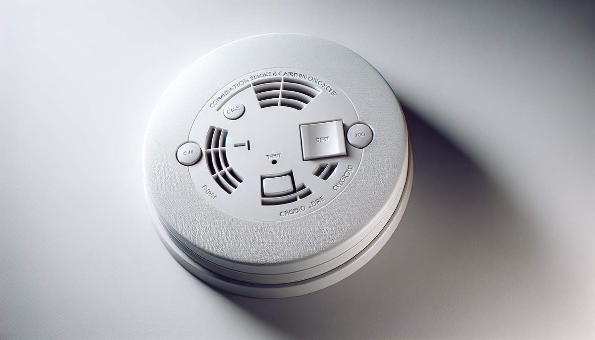Hardwired interconnected smoke detector system installed in Oregon residence