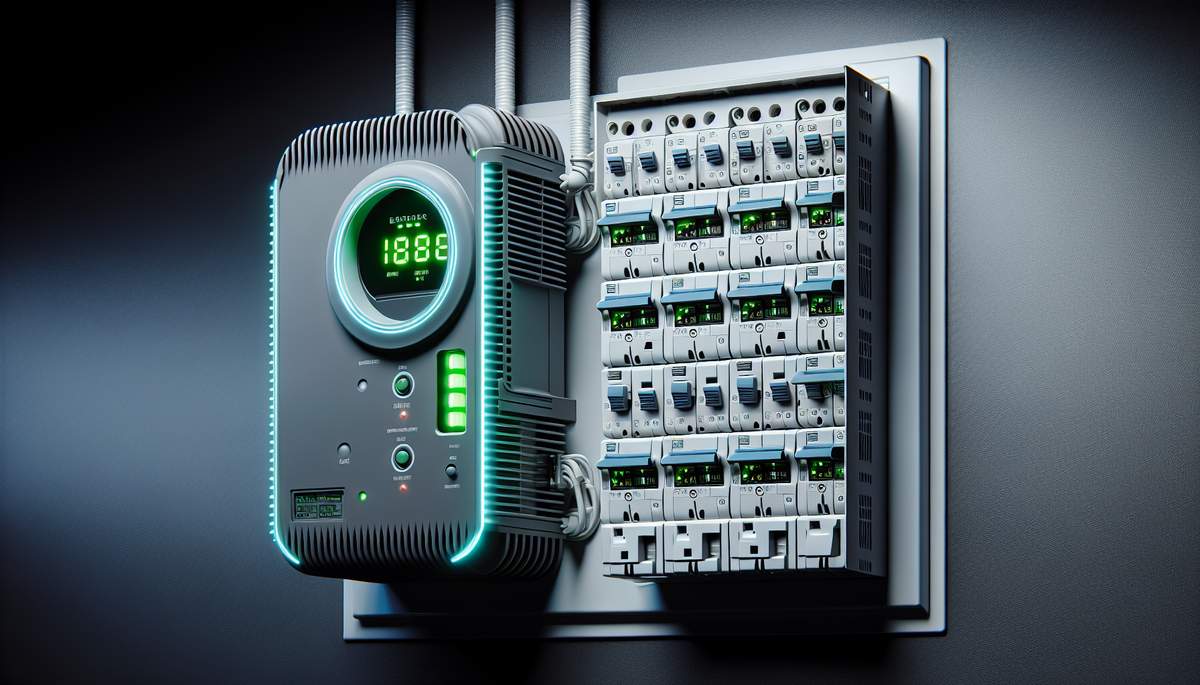 Type 2 SPD surge protector installed at Oregon home electrical panel